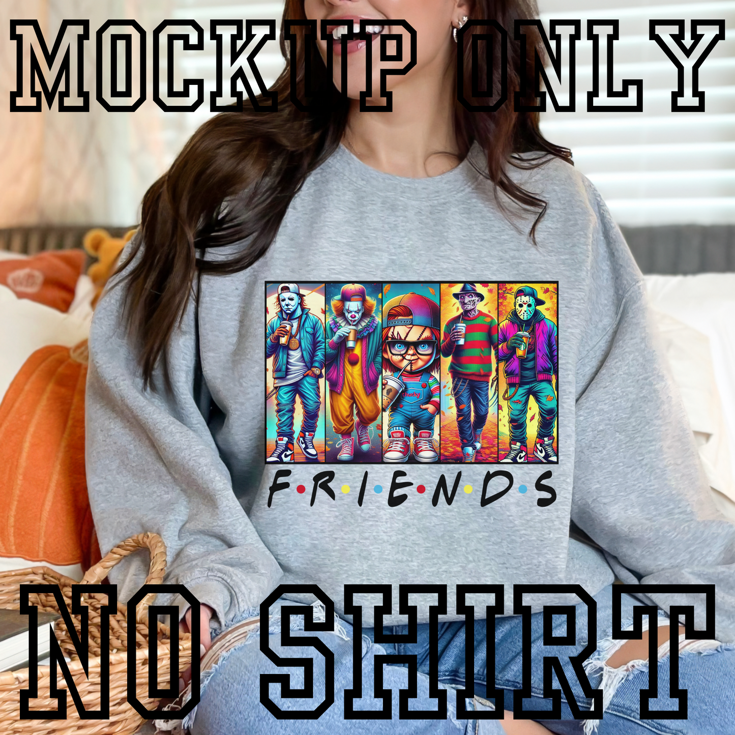 friend, Horror, Heat transfer, press and peel, DIY, Shirt design