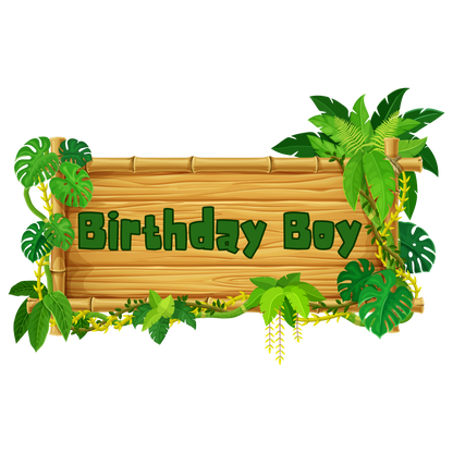 Dinosaur birthday boy theme set, Press-ready, Transfer only, MTO