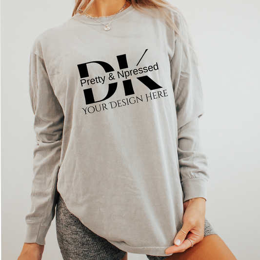 Custom long sleeve shirt - Pretty Npressed