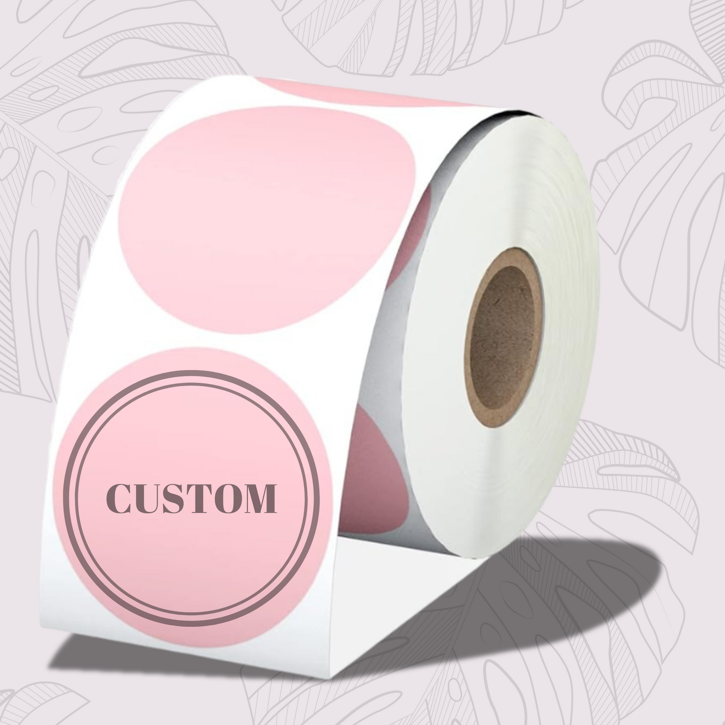 Pegatinas térmicas, pegatinas personalizadas, solo impresión térmica negra